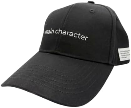 IN CAPS "MAIN CHARACTER" DAD CAP