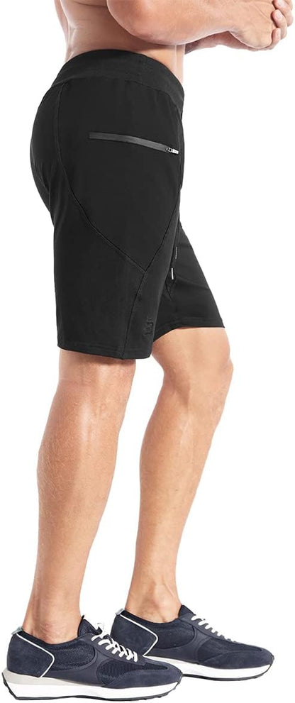 BROKIG Men's Sidelock Gym Shorts