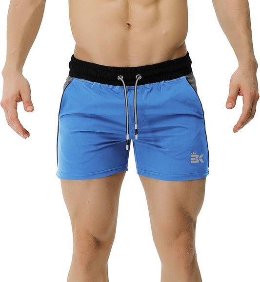 BROKIG Men's 5" Gym Bodybuilding Shorts