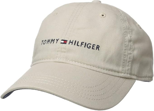 Tommy Hilfiger Men's Logo Dad Baseball Cap