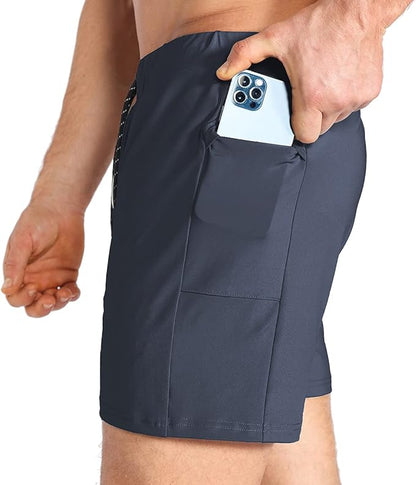 BROKIG Men's Lightweight Gym Shorts