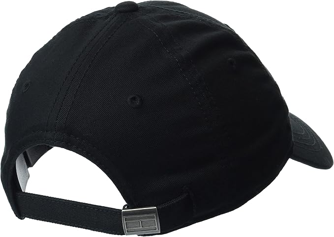 Tommy Hilfiger Men's Dad Hat Avery, TH DEEP Black, OS