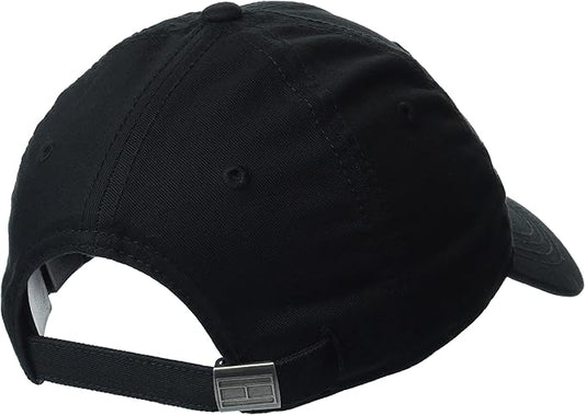 Tommy Hilfiger Men's Dad Hat Avery, TH DEEP Black, OS