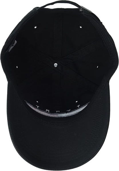 Tommy Hilfiger Men's Dad Hat Avery, TH DEEP Black, OS
