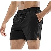 BROKIG Men's Sidelock Gym Shorts